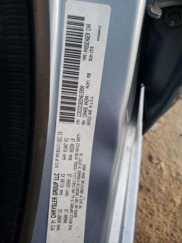 Photo 10 from auction – 2013 DODGE AVENGER with VIN 1C3CDZCB2DN615990