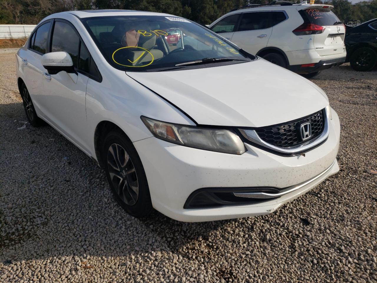 HONDA CIVIC EX 2014 مع رقم تعريف المركبة 19XFB2F85EE037346 - صورة من المزاد