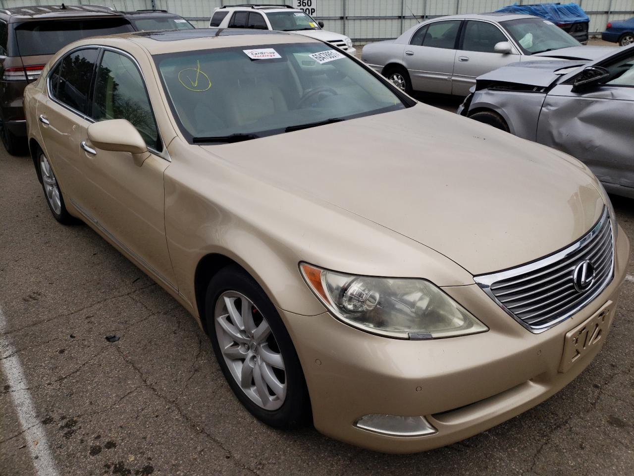 LEXUS LS 460 2007 with VIN JTHBL46FX75044599 - Photo from auction