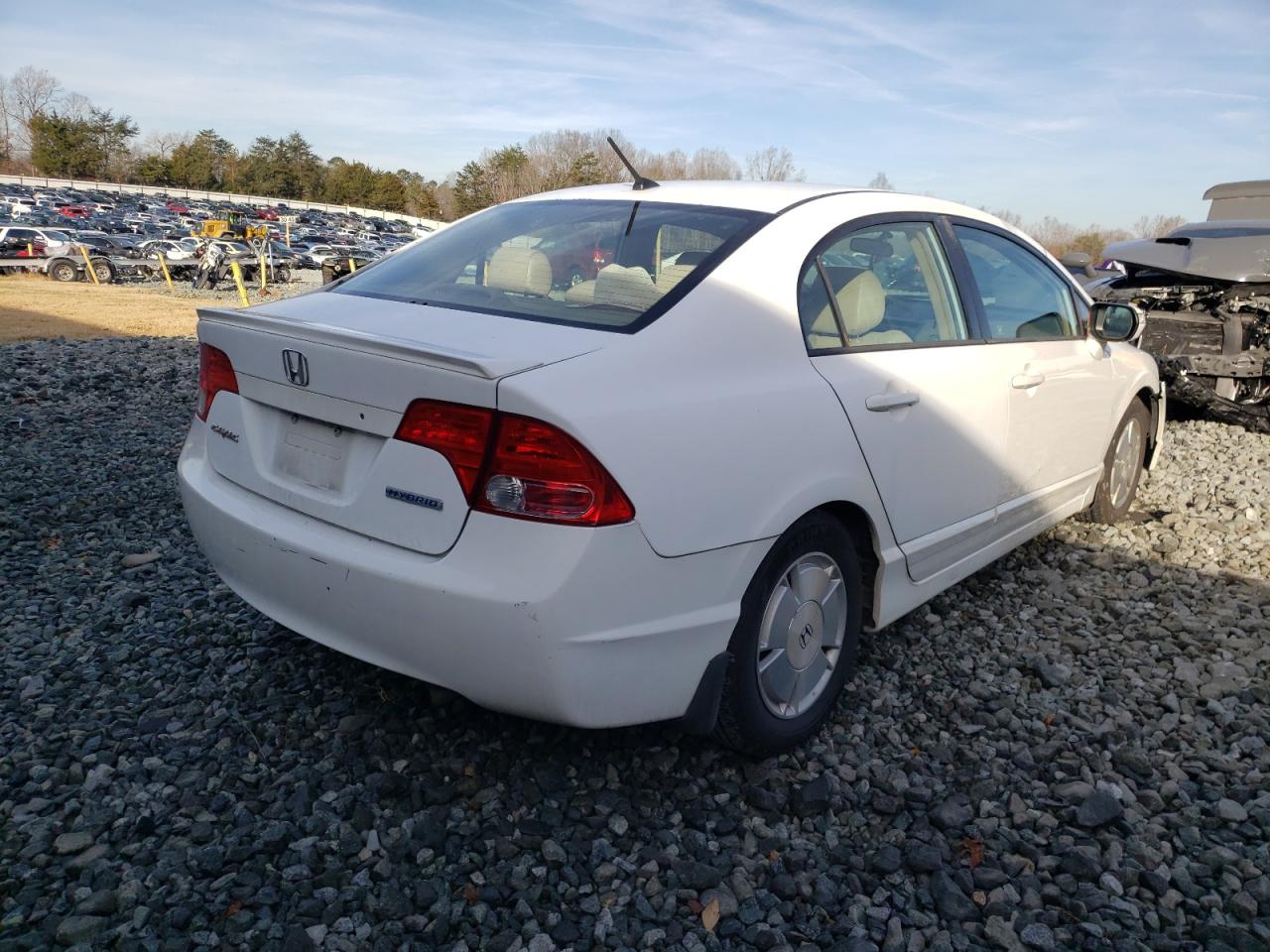Photo 4 from auction – 2007 HONDA CIVIC HYBR with VIN JHMFA36237S004266