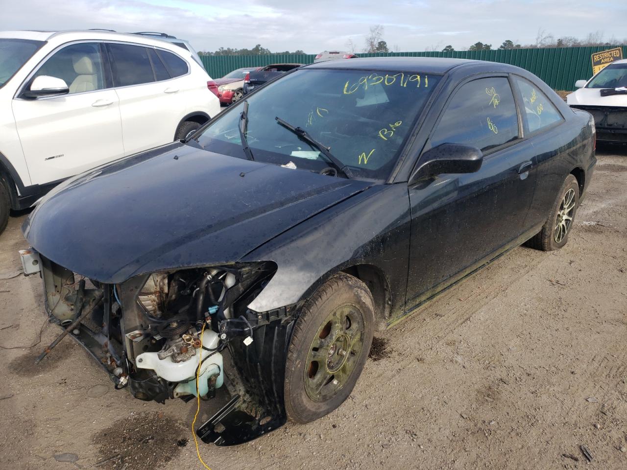 Photo 2 from auction – 2004 HONDA CIVIC LX with VIN 1HGEM22554L010527