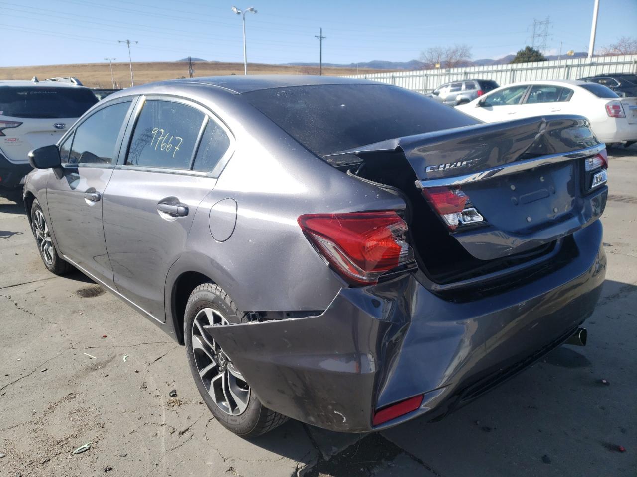 Photo 3 from auction – 2014 HONDA CIVIC EX with VIN 19XFB2F82EE246723