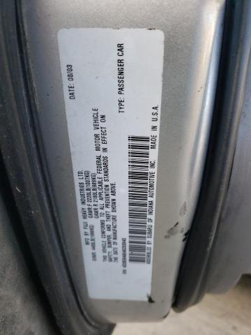 Photo 10 from auction – 2004 SUBARU LEGACY GT with VIN 4S3BE646046203940