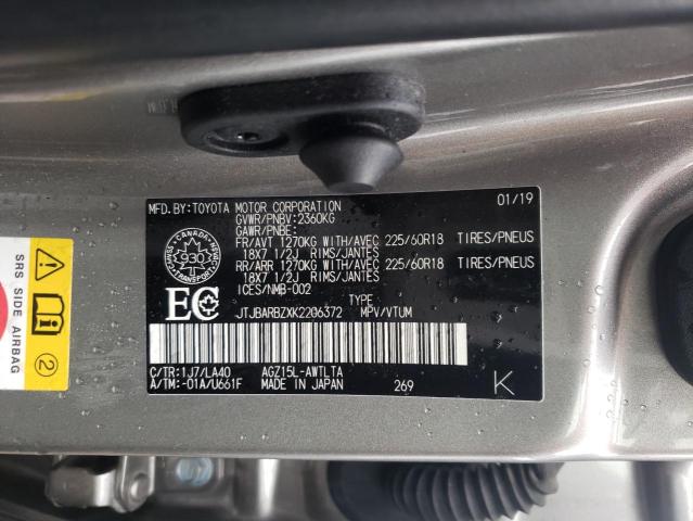 Photo 10 from auction – 2019 LEXUS NX 300 BAS with VIN JTJBARBZXK2206372