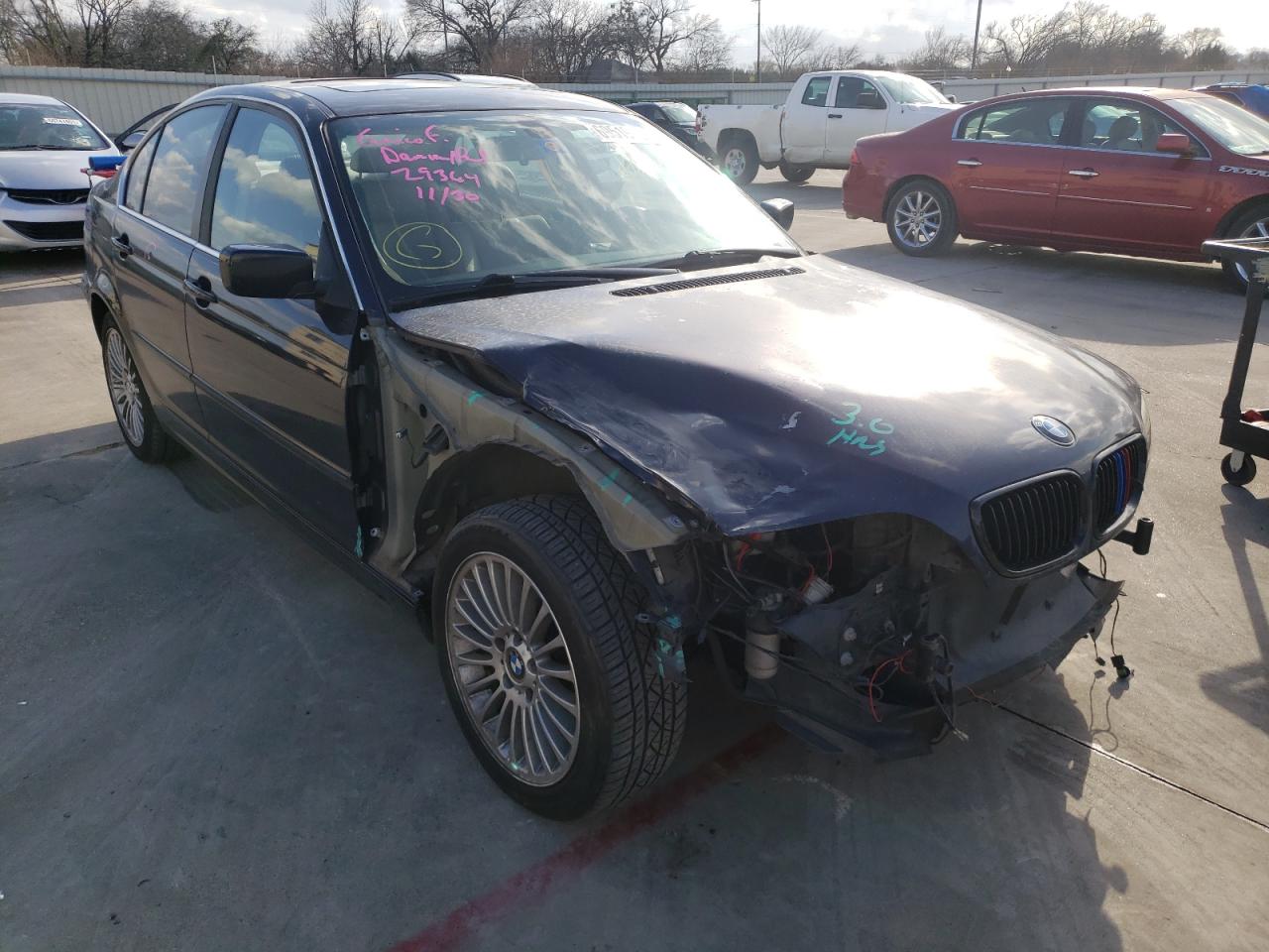 BMW 330 XI 2003 with VIN WBAEW53463PG21335 - Photo from auction