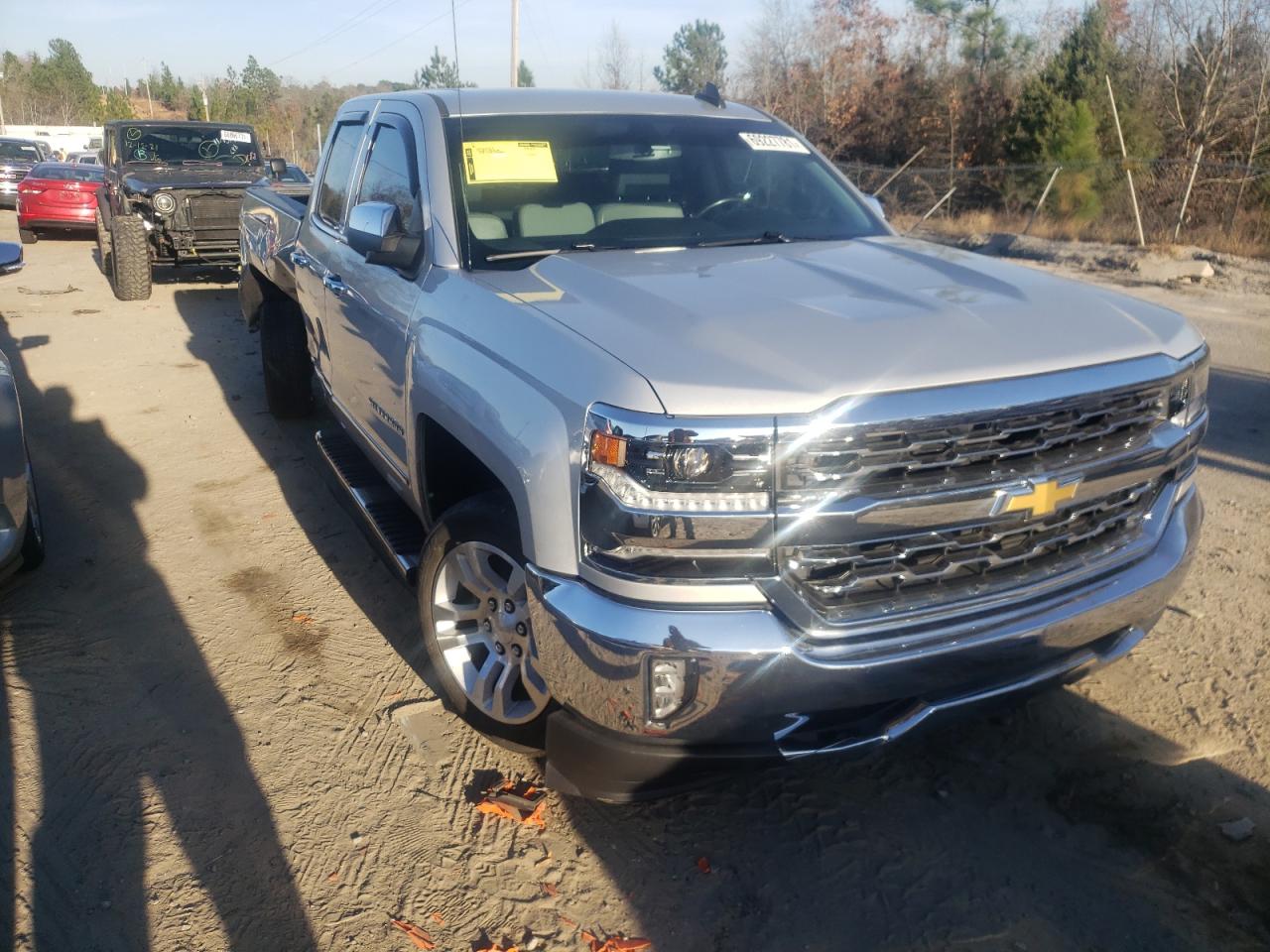 CHEVROLET SILVERADO 2018 with VIN 1GCRCSEC9JZ280348 - Photo from auction