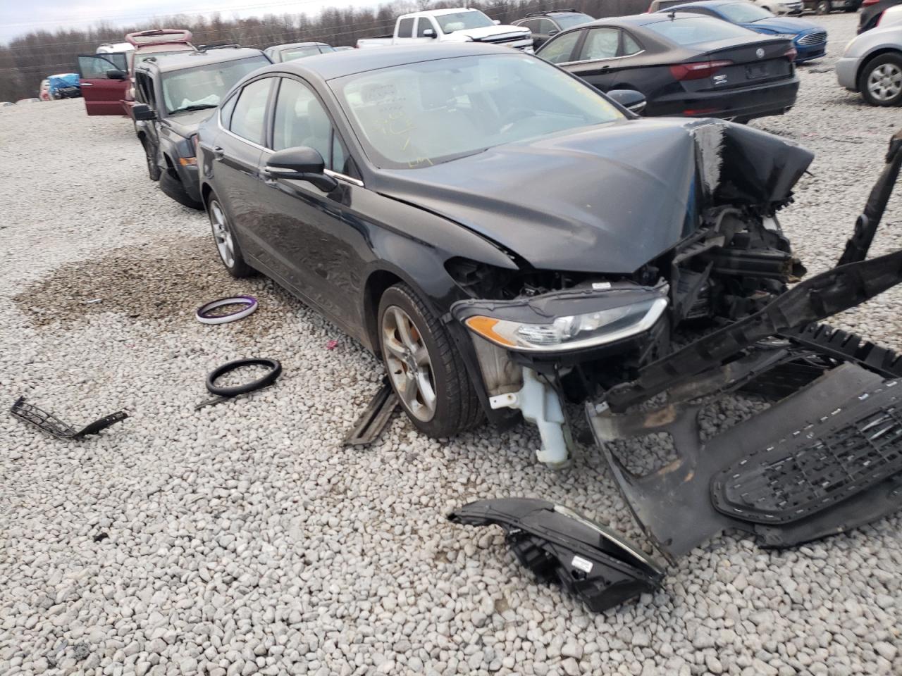 FORD FUSION SE 2014 with VIN 3FA6P0HD0ER196435 - Photo from auction