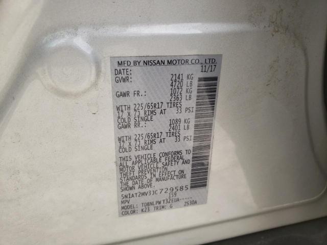 Photo 10 from auction – 2018 NISSAN ROGUE with VIN 5N1AT2MV3JC729585