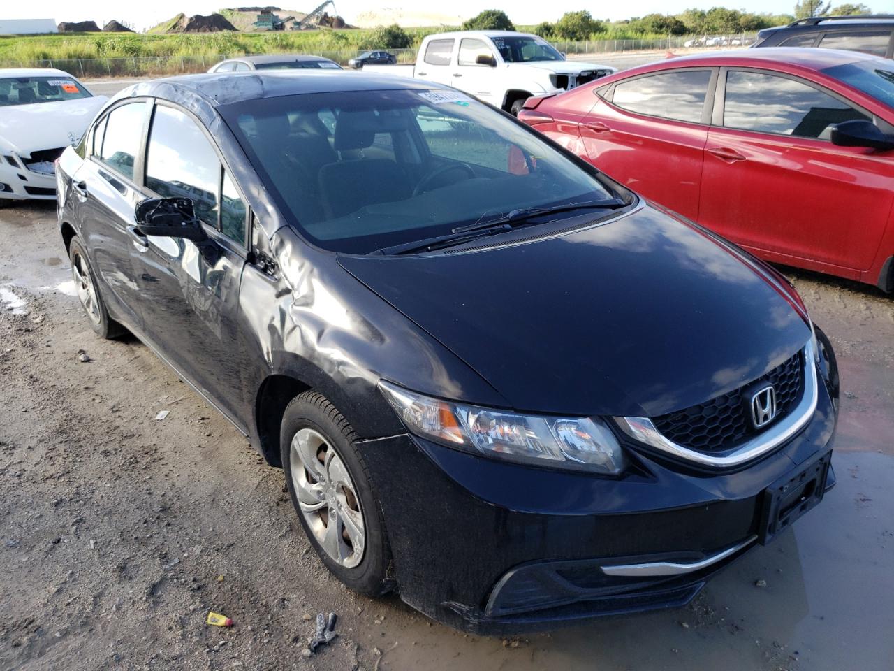 HONDA CIVIC LX 2015 with VIN 19XFB2F50FE276195 - Photo from auction