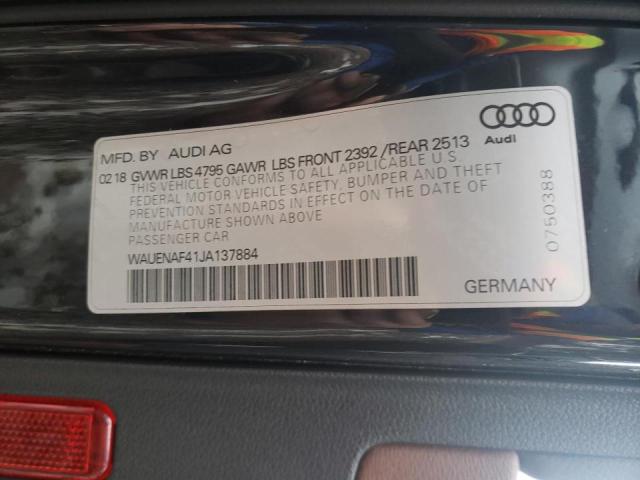 Photo 10 from auction – 2018 AUDI A4 PREMIUM with VIN WAUENAF41JA137884