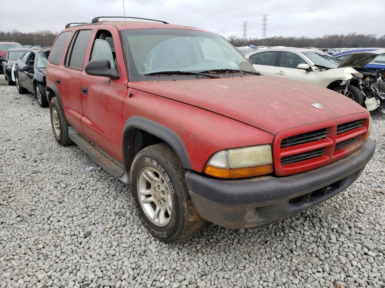 DODGE DURANGO 2003 with VIN 1D4HR38N83F604474 - Photo from auction