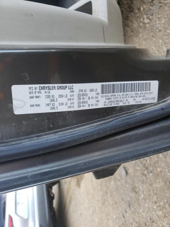 Photo 10 from auction – 2010 DODGE GRAND CARA with VIN 2D4RN4DE3AR318615