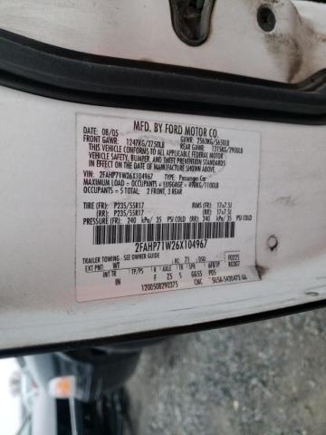 Photo 10 from auction – 2006 FORD CROWN VICT with VIN 2FAHP71W26X104967