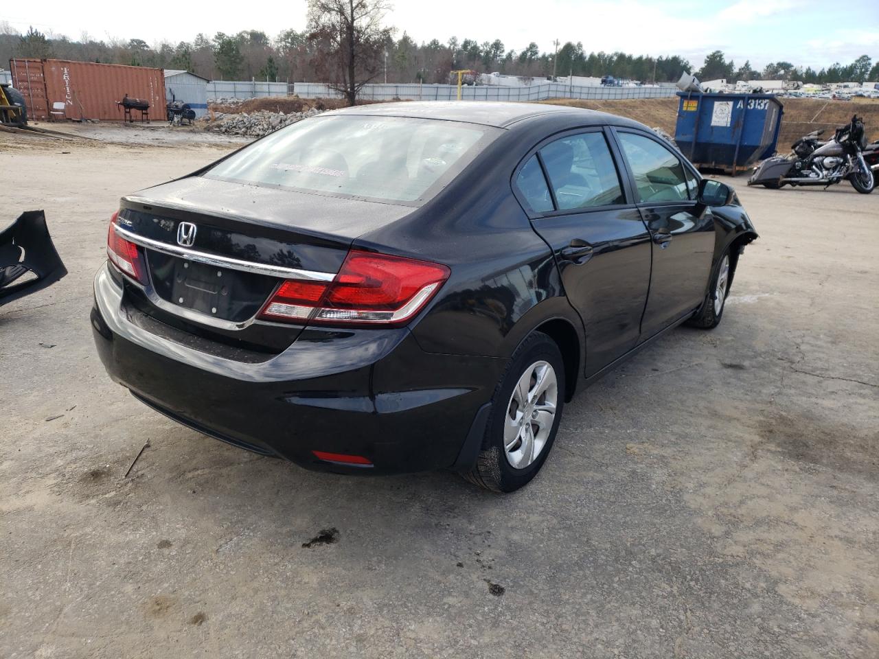 Photo 4 from auction – 2014 HONDA CIVIC LX with VIN 2HGFB2F51EH533224