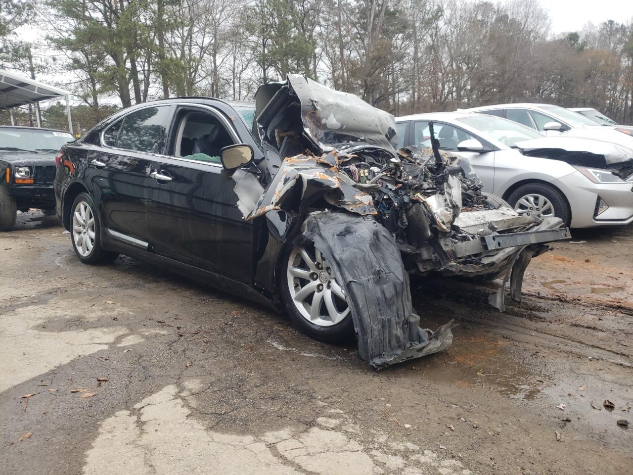 LEXUS LS 460 2007 with VIN JTHBL46F475048468 - Photo from auction