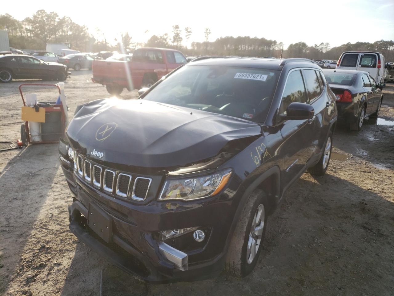 Photo 2 from auction – 2021 JEEP COMPASS LA with VIN 3C4NJDBB2MT529726