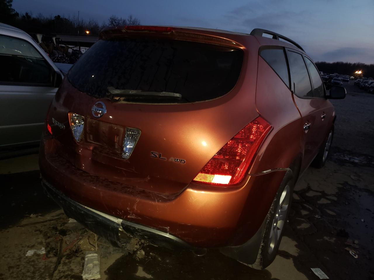 Photo 4 from auction – 2003 NISSAN MURANO SL with VIN JN8AZ08W93W200741