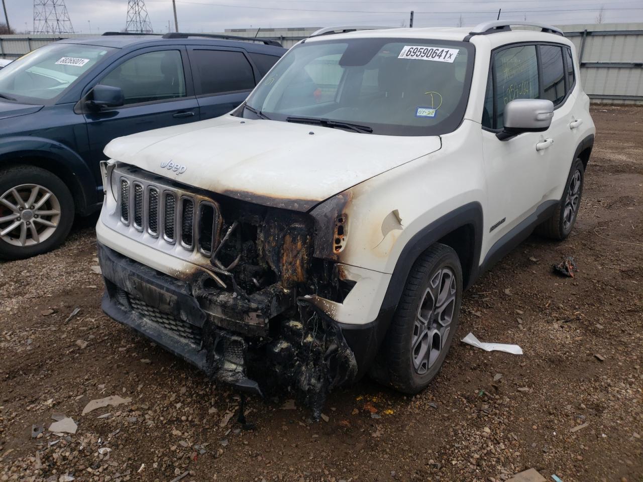 Photo 2 from auction – 2018 JEEP RENEGADE L with VIN ZACCJADB1JPH34413