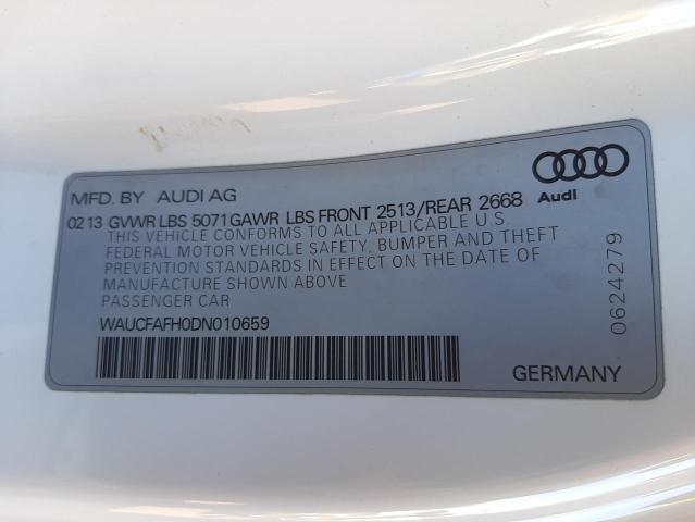 Photo 10 from auction – 2013 AUDI A5 PREMIUM with VIN WAUCFAFH0DN010659