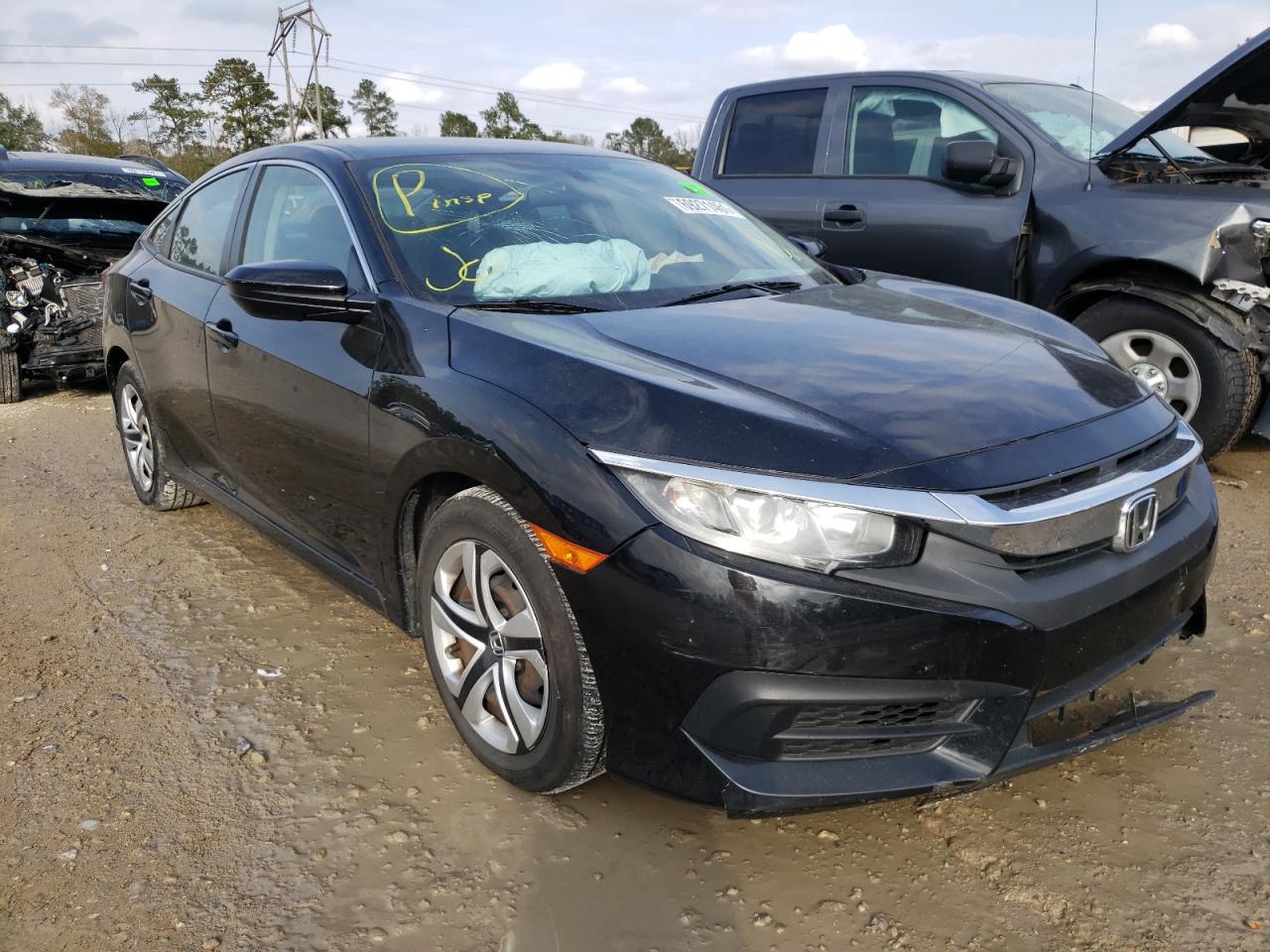Photo 1 from auction – 2016 HONDA CIVIC LX with VIN 19XFC2F55GE014171