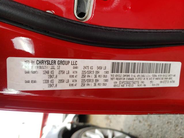 Photo 10 from auction – 2013 DODGE JOURNEY SX with VIN 3C4PDCBG6DT502776