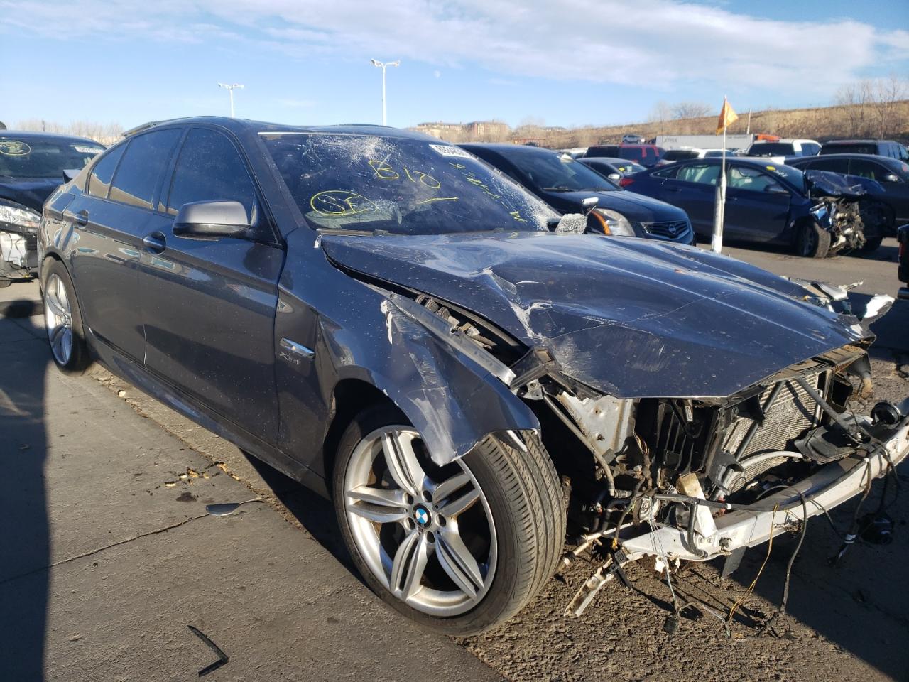 BMW 550 XI 2011 with VIN WBAFU9C50BC786780 - Photo from auction
