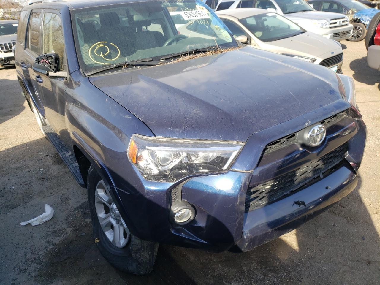 TOYOTA 4RUNNER SR 2016 with VIN JTEBU5JR0G5400527 - Photo from auction