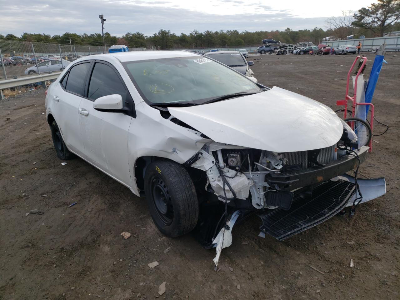 TOYOTA COROLLA L 2019 with VIN 5YFBURHE2KP926846 - Photo from auction
