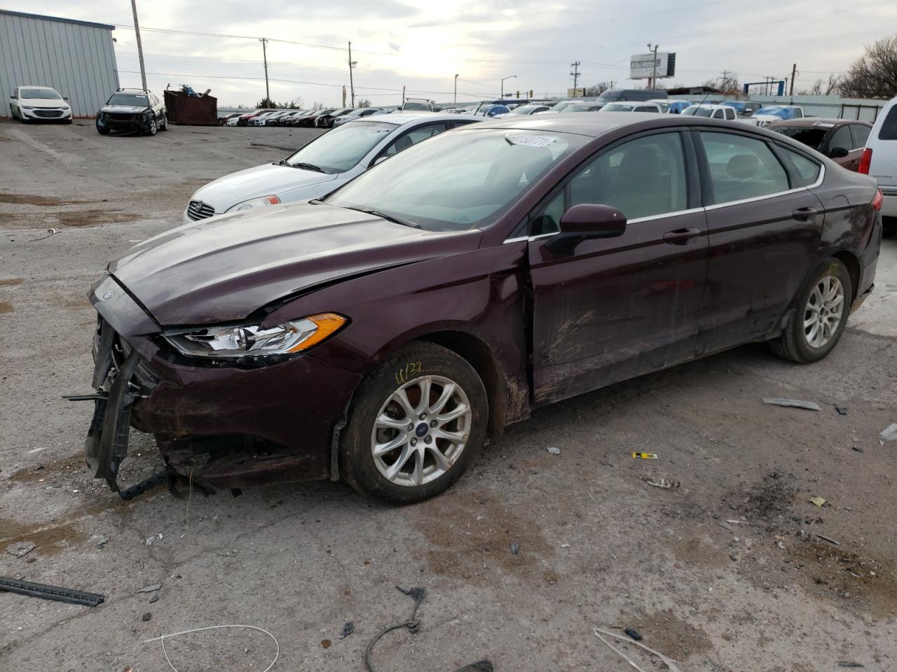 Photo 2 from auction – 2017 FORD FUSION S with VIN 3FA6P0G78HR231769