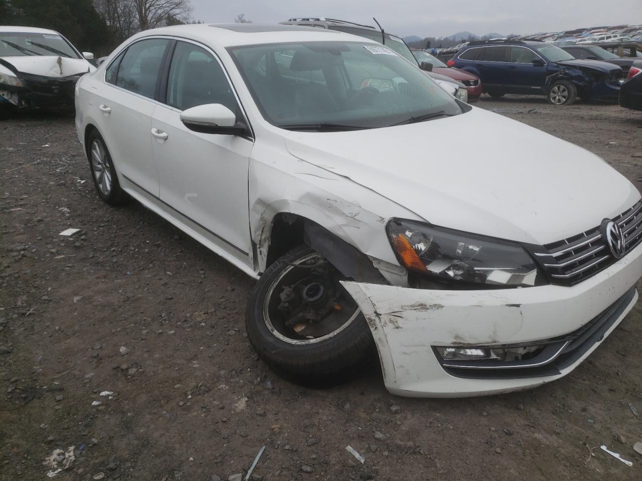 VOLKSWAGEN PASSAT SEL 2012 with VIN 1VWCP7A37CC021177 - Photo from auction