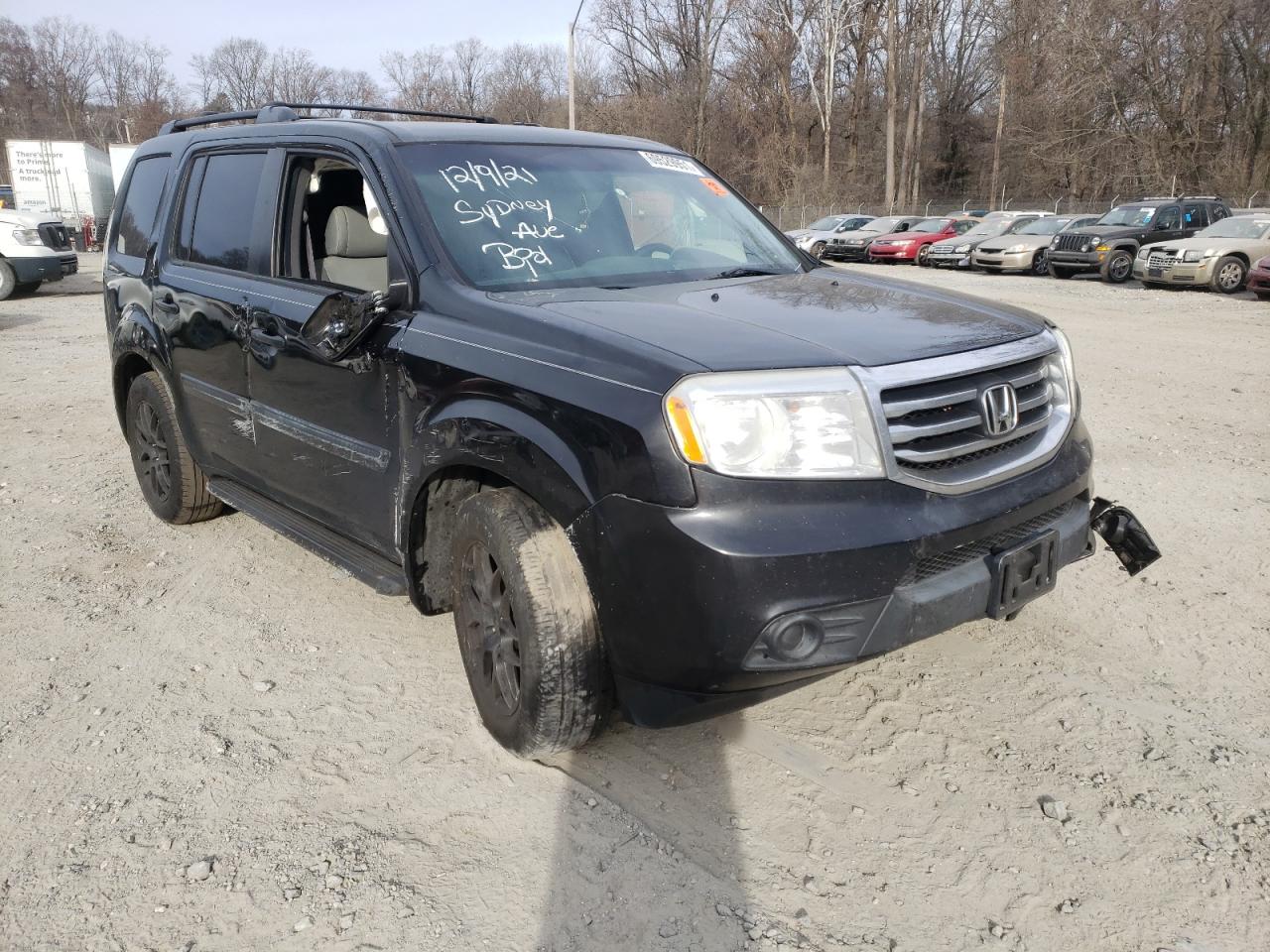 HONDA PILOT LX 2012 с VIN 5FNYF4H29CB065904 - Фото с аукциона