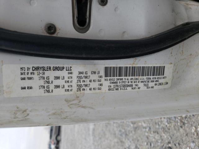 Photo 10 from auction – 2011 DODGE RAM 1500 with VIN 1D7RV1GT6BS584898