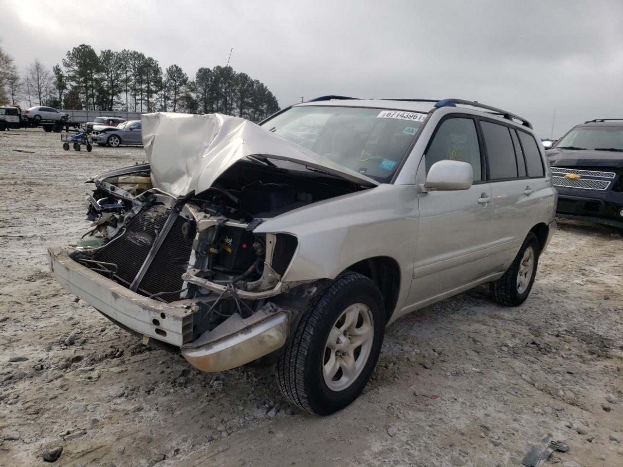 Photo 2 from auction – 2006 TOYOTA HIGHLANDER with VIN JTEGD21A160146742