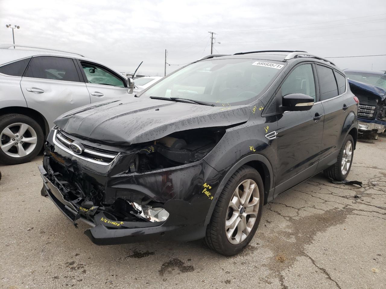 Photo 2 from auction – 2014 FORD ESCAPE TIT with VIN 1FMCU0JX8EUC83336
