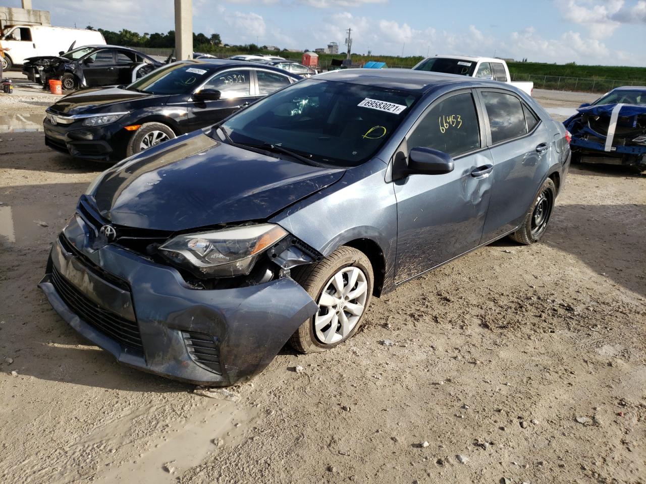 Photo 2 from auction – 2015 TOYOTA COROLLA L with VIN 2T1BURHE1FC480064
