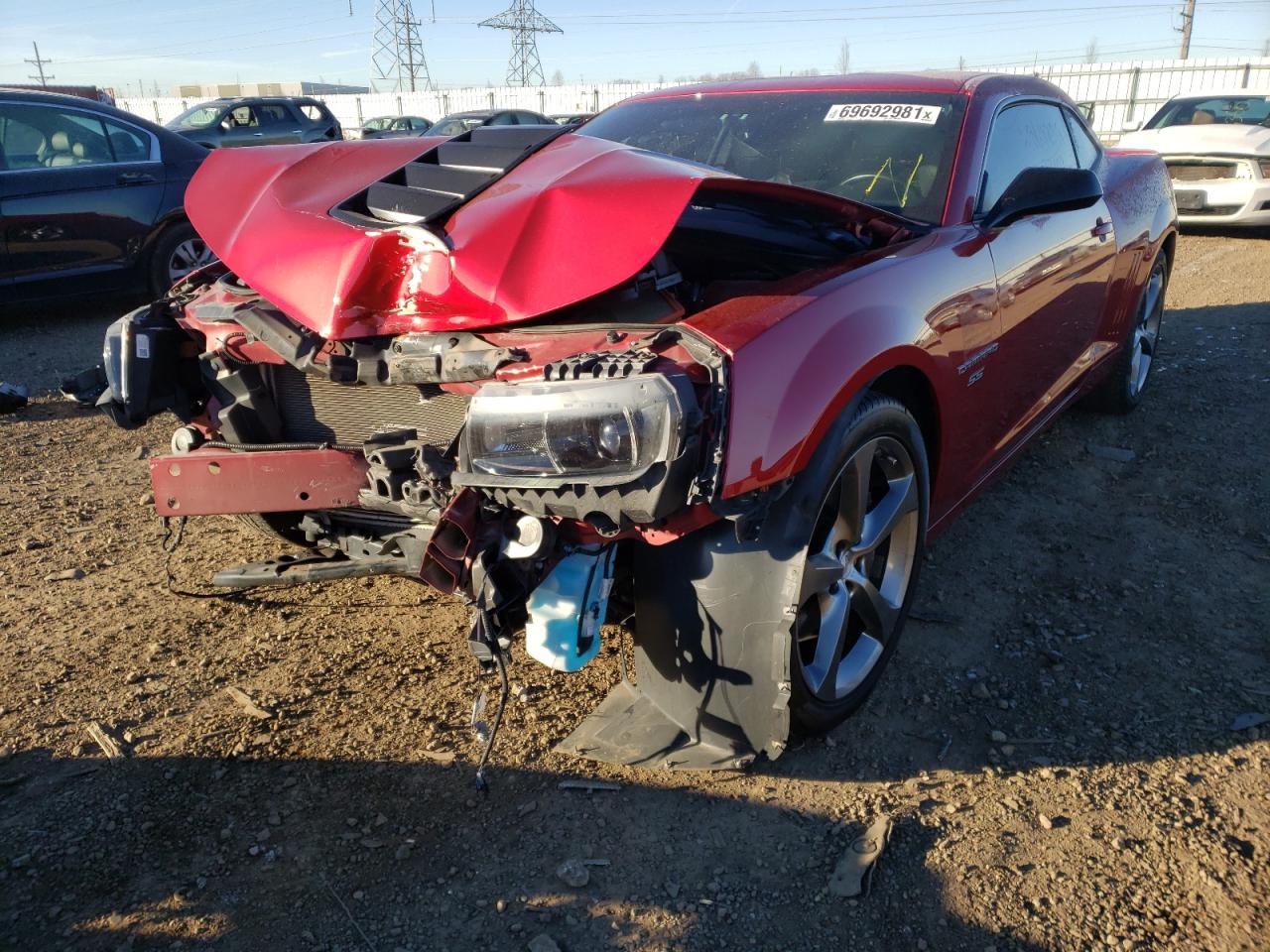 Photo 2 from auction – 2014 CHEVROLET CAMARO 2SS with VIN 2G1FK1EJ8E9232329