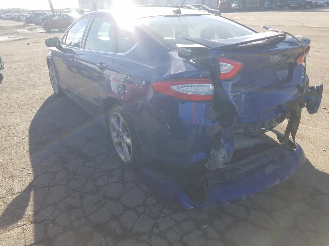 Photo 3 from auction – 2013 FORD FUSION SE with VIN 3FA6P0HR2DR218672