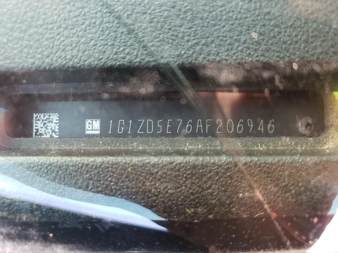 Photo 10 from auction – 2010 CHEVROLET MALIBU 2LT with VIN 1G1ZD5E76AF206946