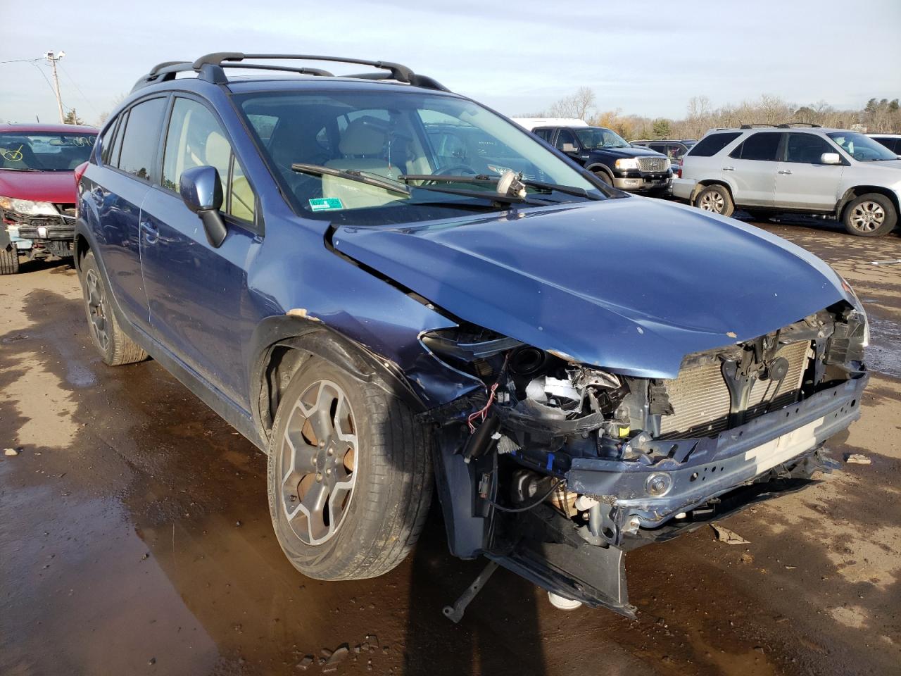 SUBARU XV CROSSTR 2014 with VIN JF2GPAVC4E8339518 - Photo from auction