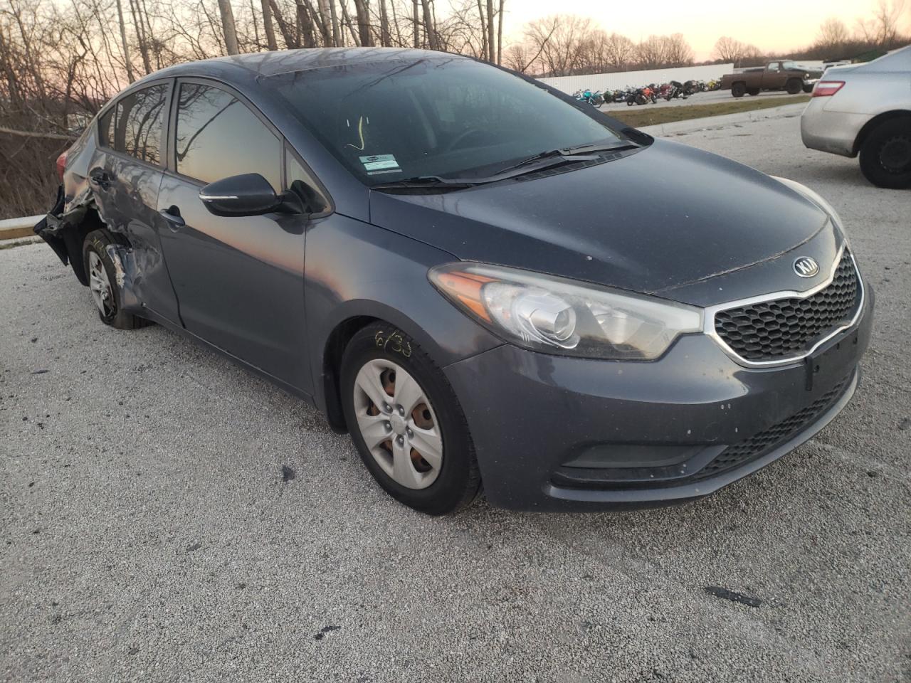 KIA FORTE LX 2015 with VIN KNAFX4A60F5390543 - Photo from auction