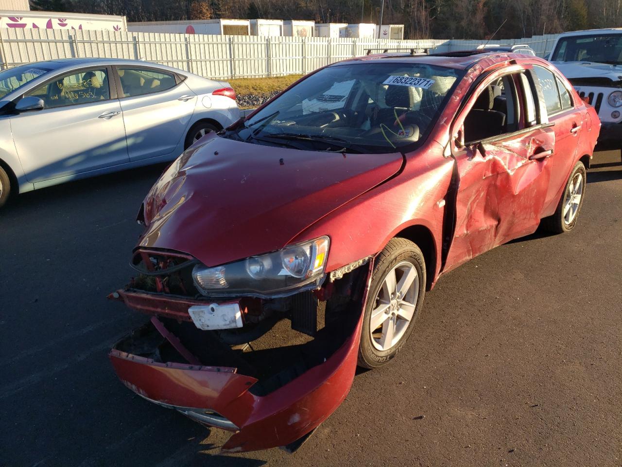 Photo 2 from auction – 2008 MITSUBISHI LANCER ES with VIN JA3AU26U98U030700