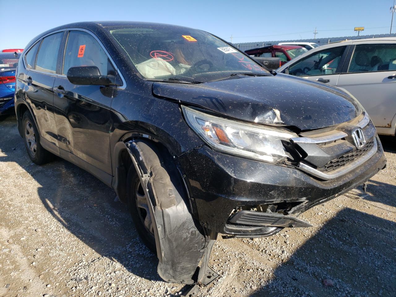 HONDA CR-V LX 2015 with VIN 5J6RM4H32FL016252 - Photo from auction