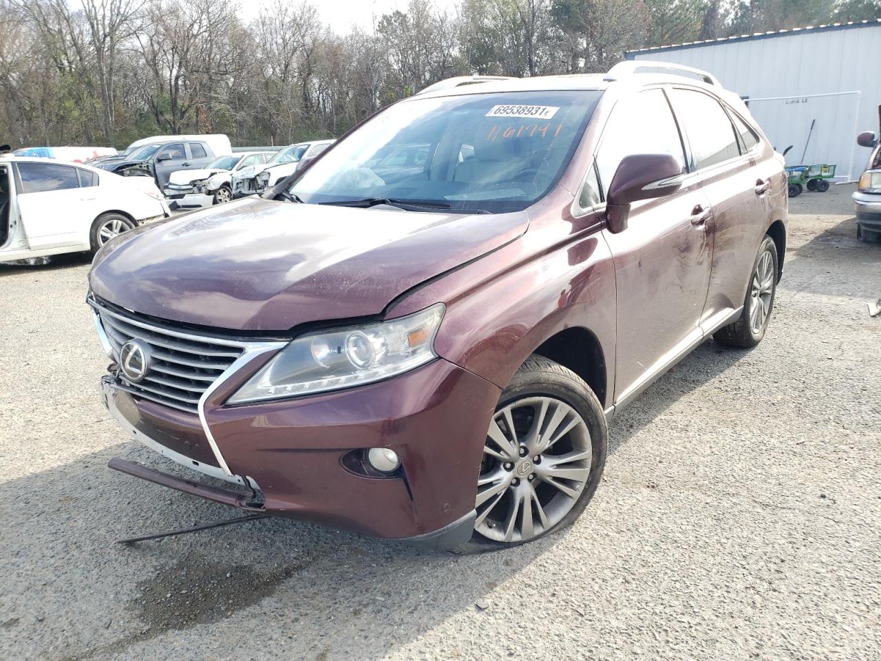 Photo 2 from auction – 2013 LEXUS RX 350 with VIN 2T2ZK1BA2DC116174
