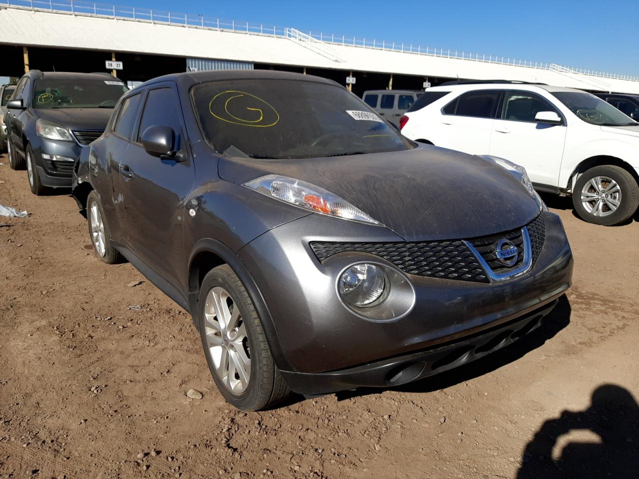NISSAN JUKE S 2014 with VIN JN8AF5MR8ET356991 - Photo from auction