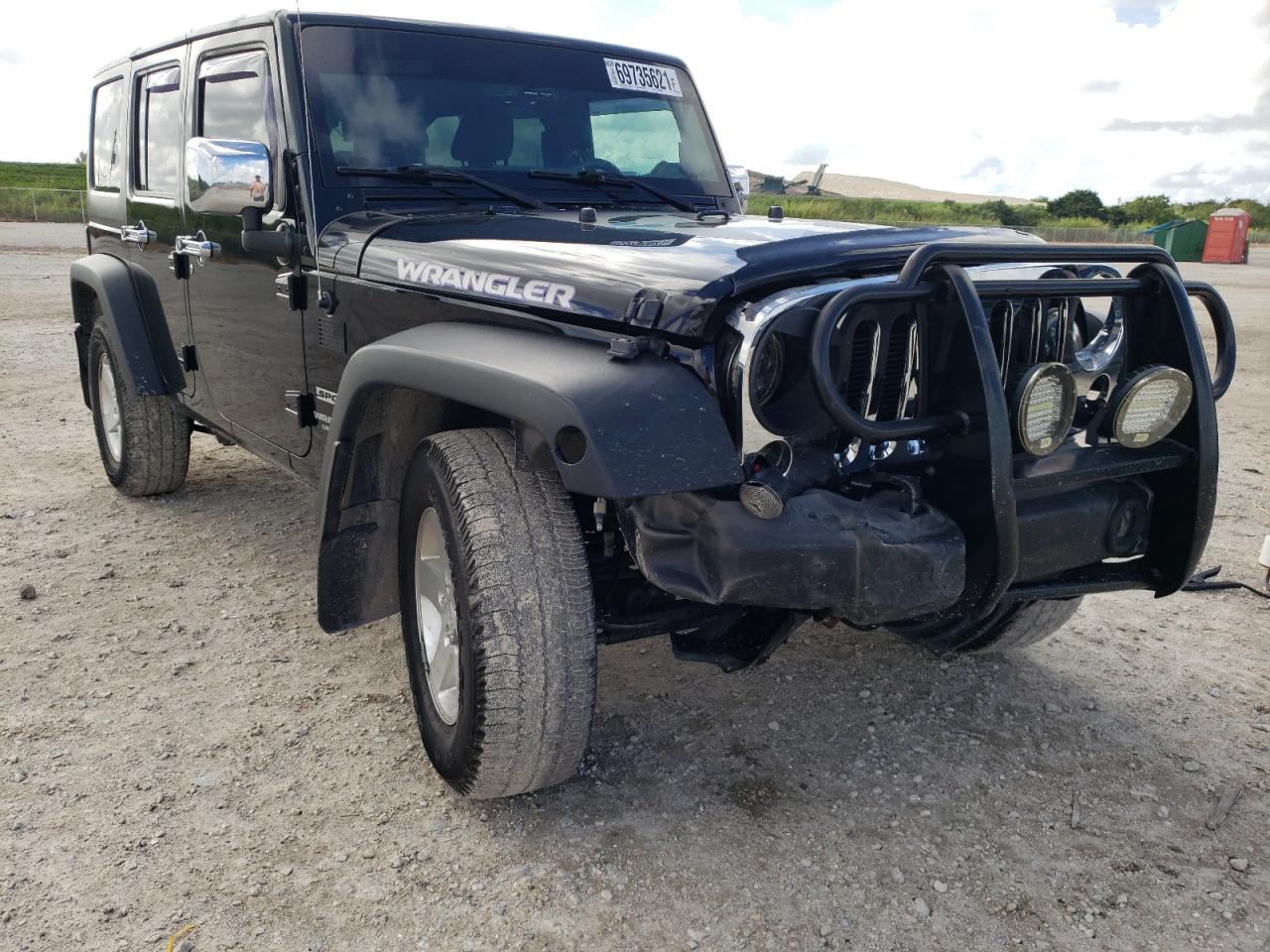 JEEP WRANGLER U 2017 with VIN 1C4BJWDG7HL577067 - Photo from auction