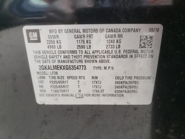 Zdjęcie 10 z aukcji – 2016 GMC TERRAIN SL z VIN 2GKALMEKXG6354773