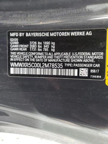 Photo 10 from auction – 2020 MINI COOPER S with VIN WMWXR5C00L2M78535
