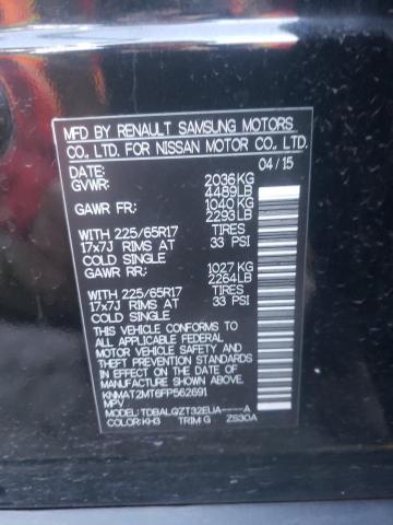 Photo 10 from auction – 2015 NISSAN ROGUE S with VIN KNMAT2MT6FP562691