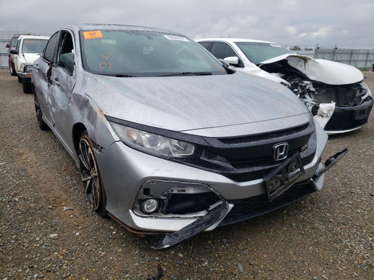 HONDA CIVIC SI 2018 with VIN 2HGFC1E55JH709730 - Photo from auction