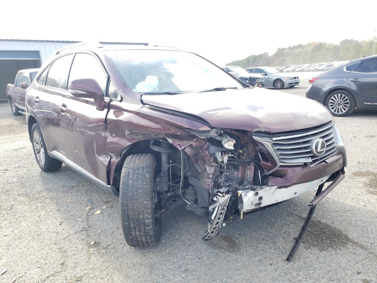 LEXUS RX 350 2013 with VIN 2T2ZK1BA2DC116174 - Photo from auction